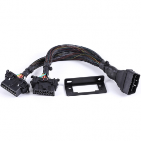 20AWG Thick Universal OBDii Split Y Cable 1 Male to Dual Female  Cable for Code Reader & GPS